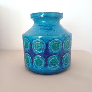 VASO CERAMICA RIMINI BLU IKANO ALDO LONDI BITOSSI