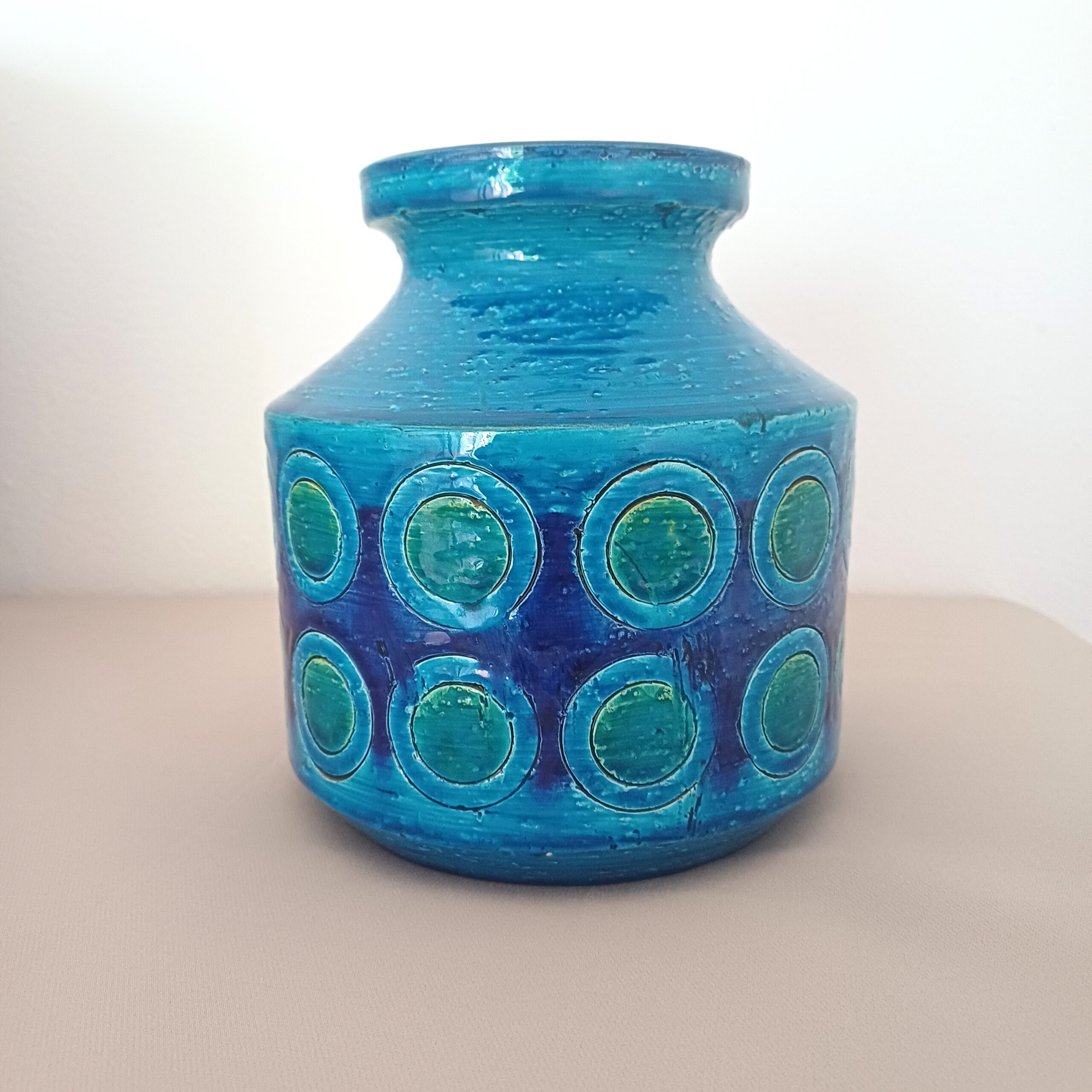 VASO CERAMICA RIMINI BLU IKANO ALDO LONDI BITOSSI