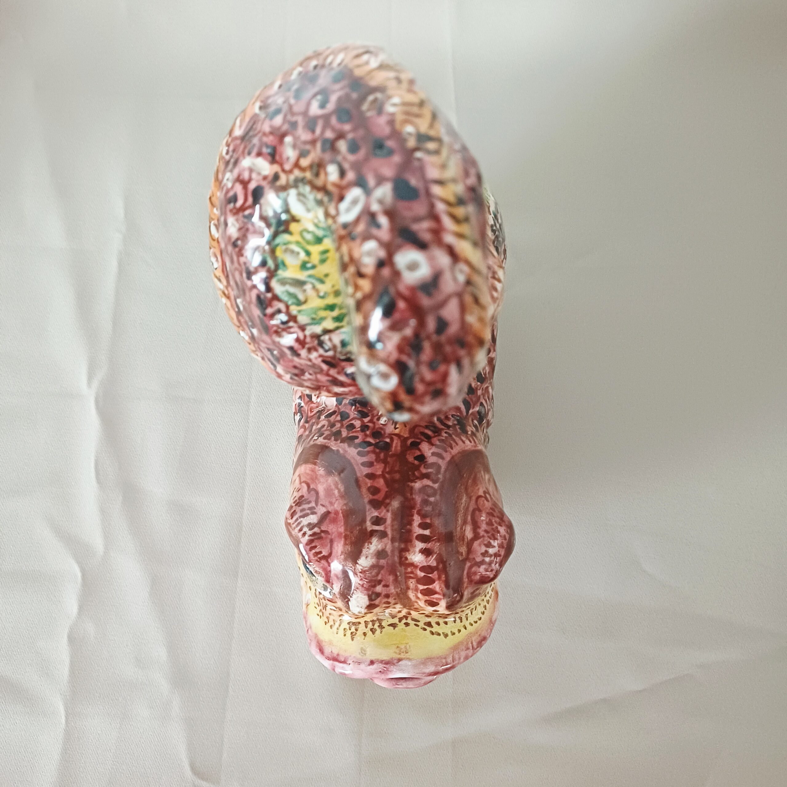 SCULTURA PESCE CERAMICA MULTICOLORE FIRMATO PISAPIA - immagine 4