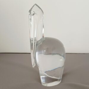 Scultura Pellicano Baccarat France Cristallo Design Modernista Vintage Design