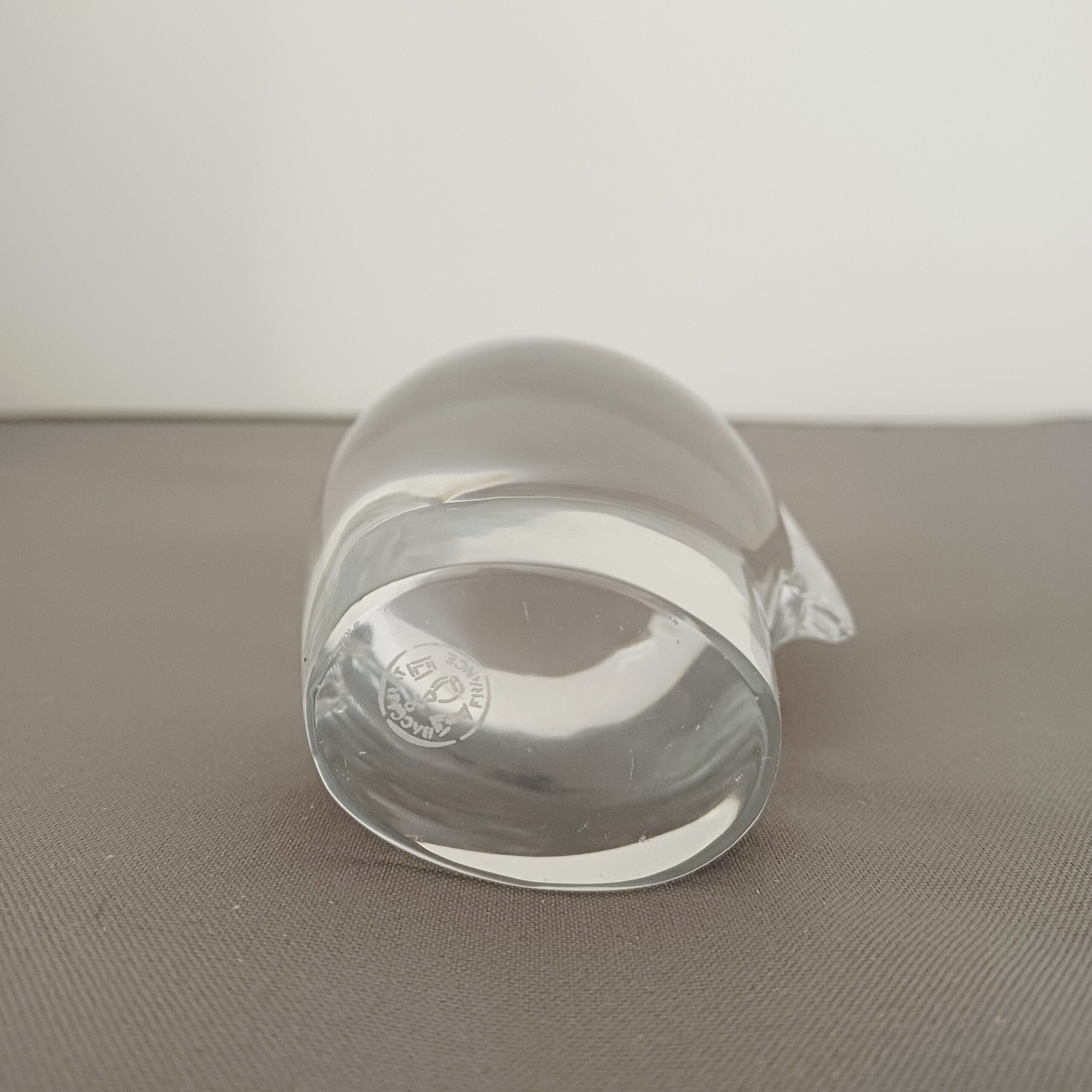 Scultura Pellicano Baccarat France Cristallo Design Modernista Vintage Design - immagine 2