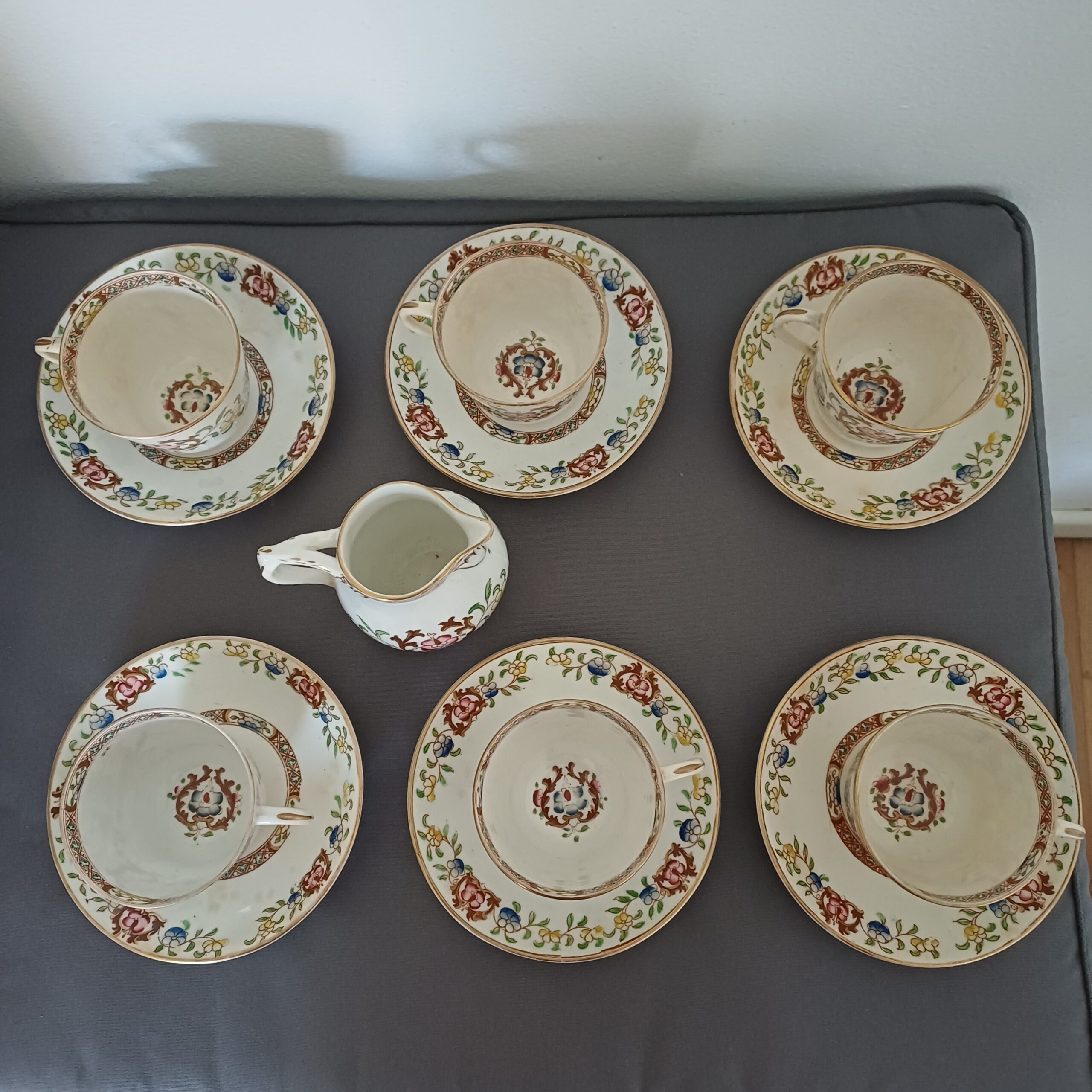SERVIZIO PORCELLANA DECORO FLOREALE 13 PZ - immagine 2